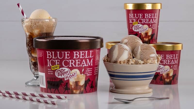 Two iconic flavors come together: Blue Bell & Dr Pepper