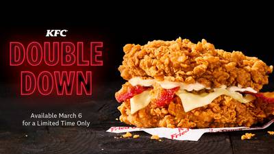 KFC is bringing back the Double Down sandwich for the first time in nearly a decade