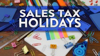 Upcoming sales tax holidays